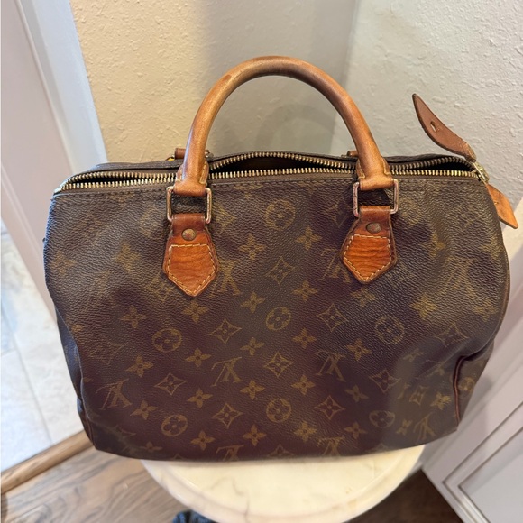 Louis Vuitton Handbags - Louis Vuitton Vintage Monogram Speedy 30 Bag - Brown/Tan